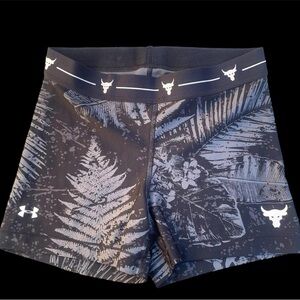 Under Armour Black and Gray Patterned Shorts
